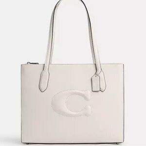Coach Nina tote- chalk